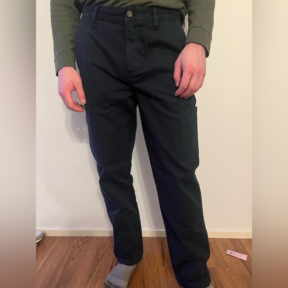 Everlane Navy straight leg pants